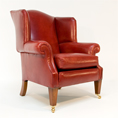 Duresta Shaftsbury Chair Niven Chianti Hide L3